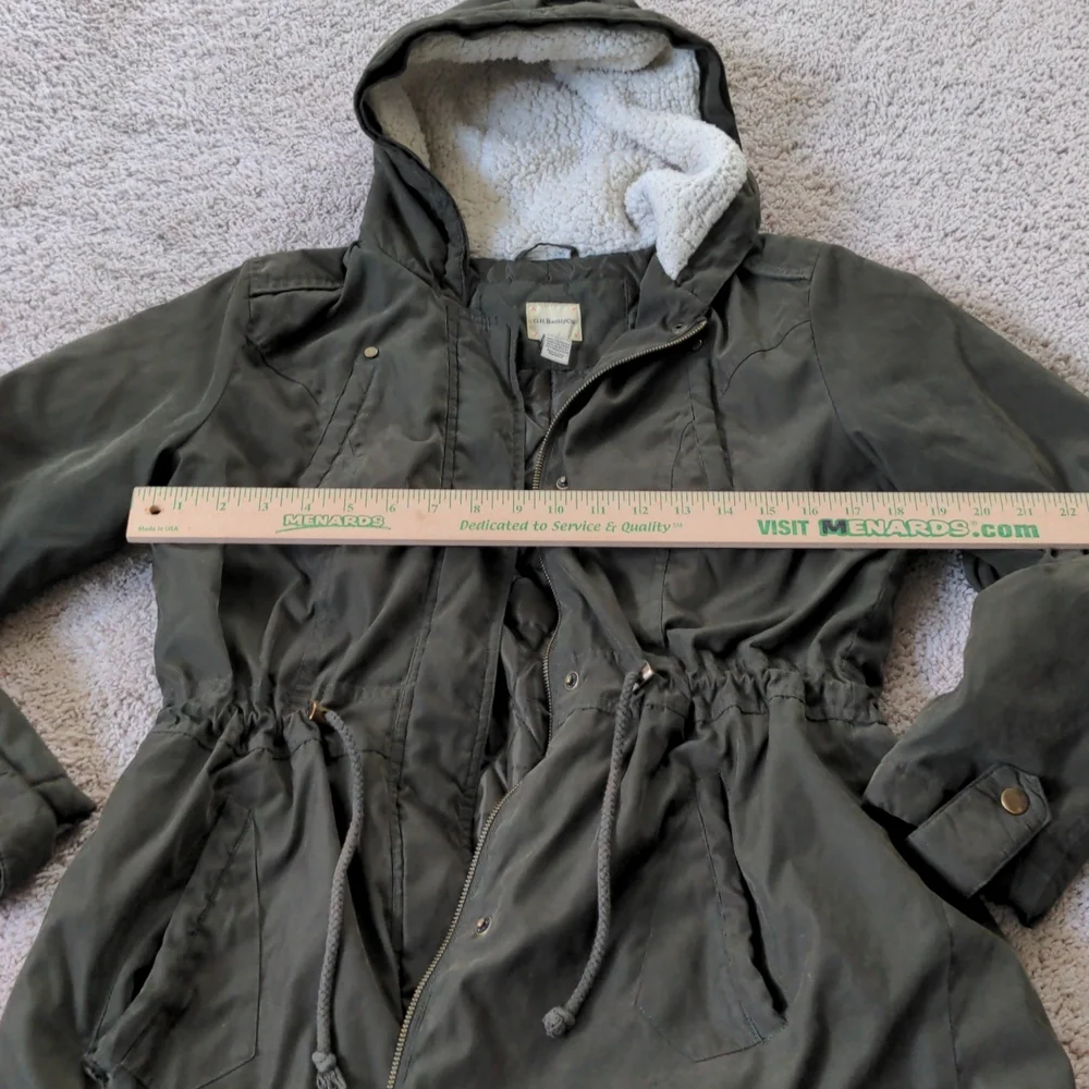 Bass Co. women's army green medium utility jacket - Picture 6 of 9